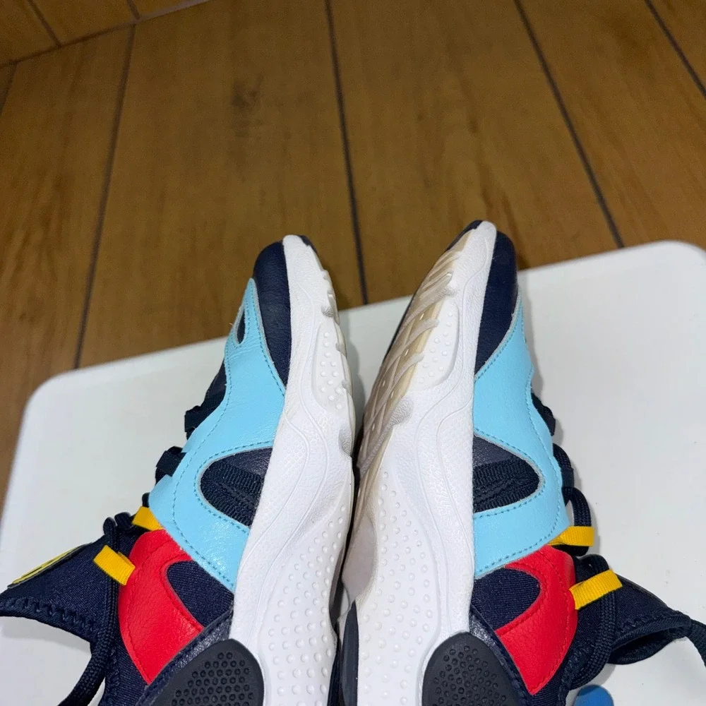 Nike Huarache EDGE TXT Midnight Navy University Gold AQ2431-400 Mens 5.5Y 38
